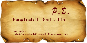 Pospischil Domitilla névjegykártya